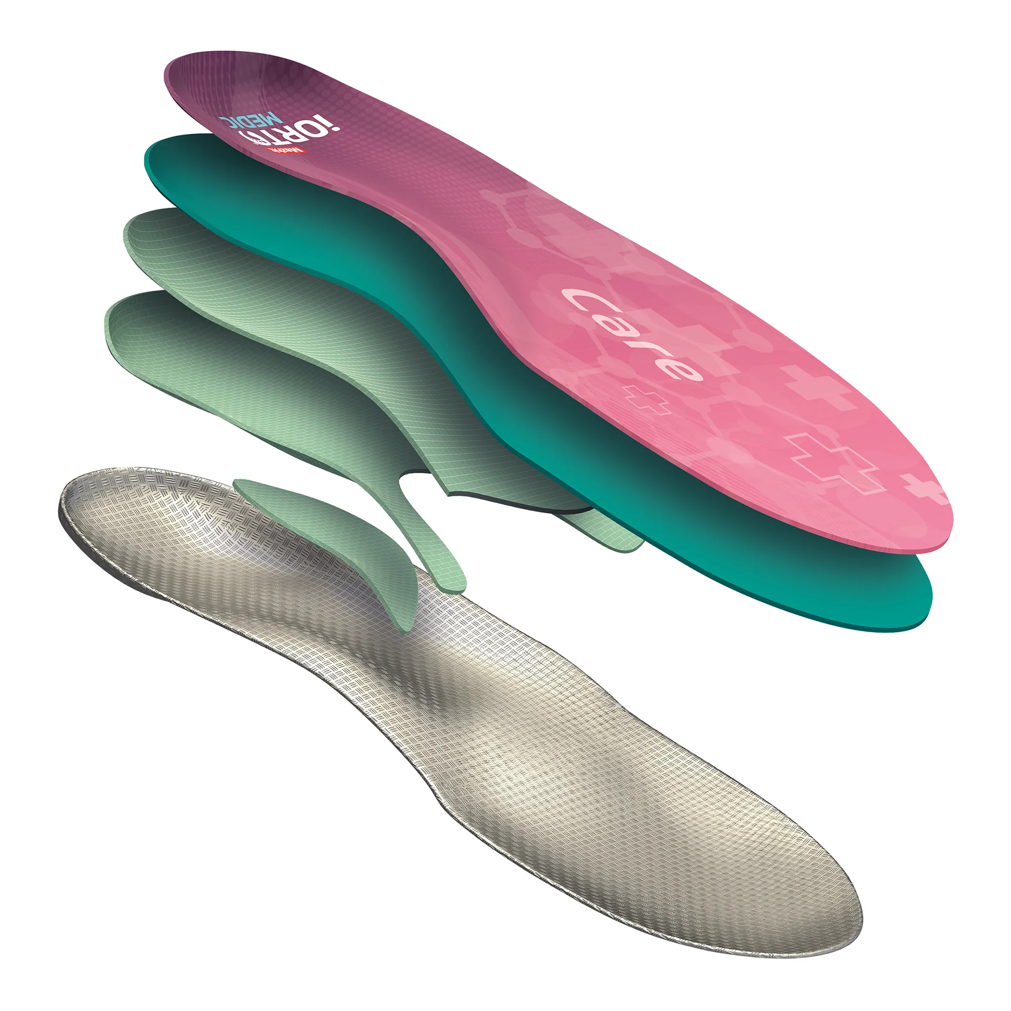 MAZBIT CARE STANDARD orthopedic insoles for flat feet