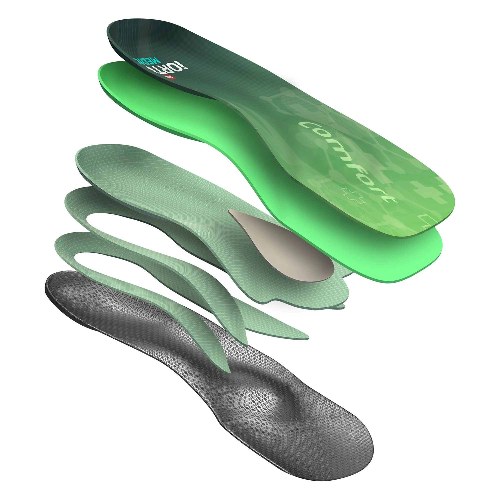 MAZBIT COMFORT 2/3 orthopedic insoles for tired foot syndrome