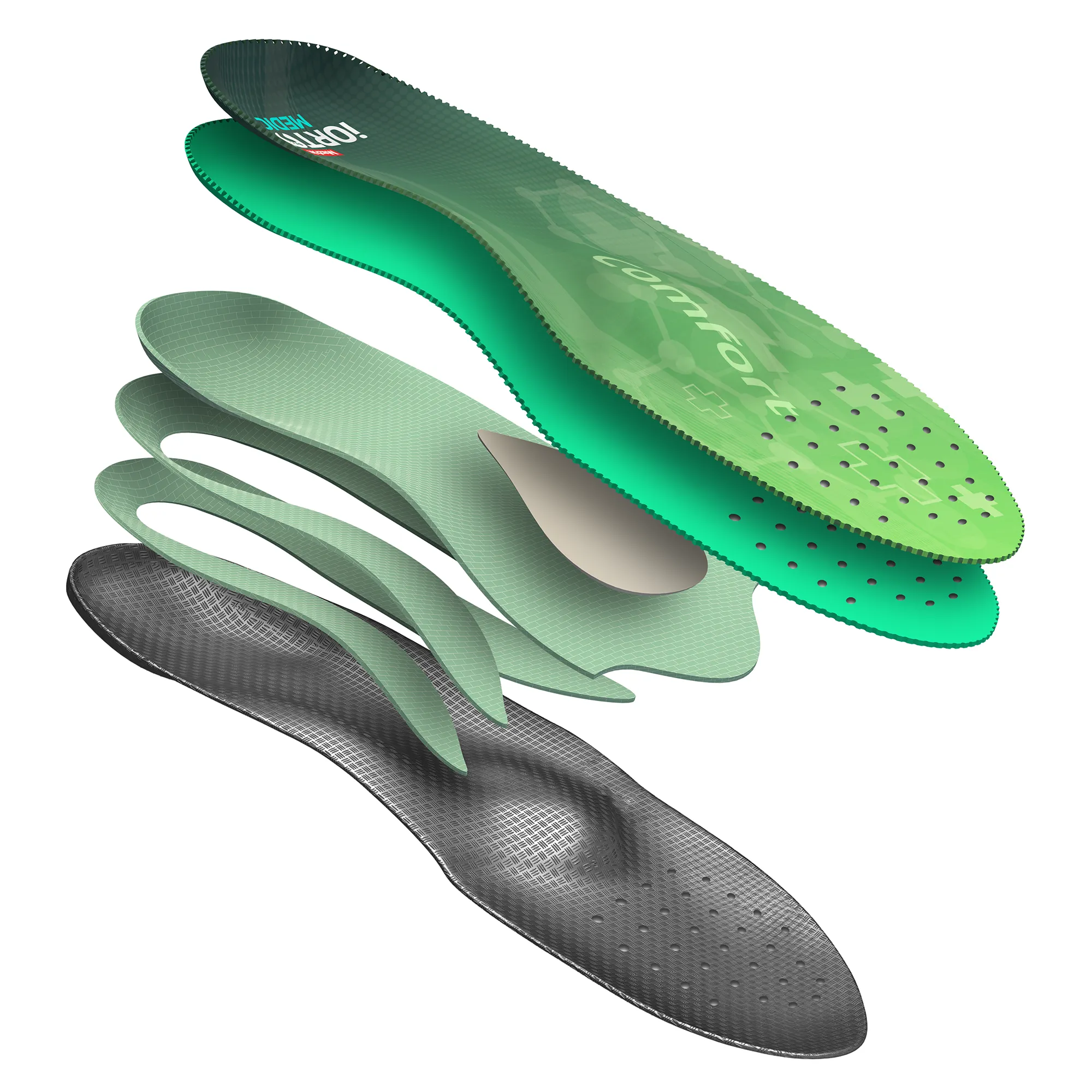 MAZBIT COMFORT orthopedic insoles for tired foot syndrome