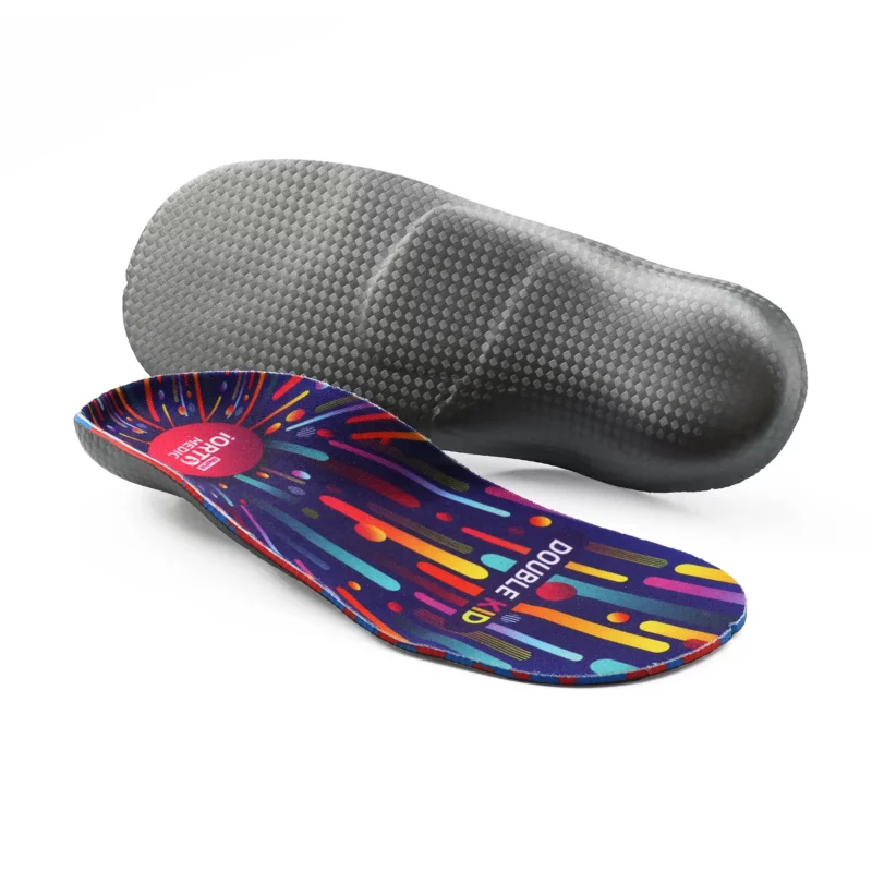 MAZBIT DOUBLE KID orthopedic insoles for children for valgus heel