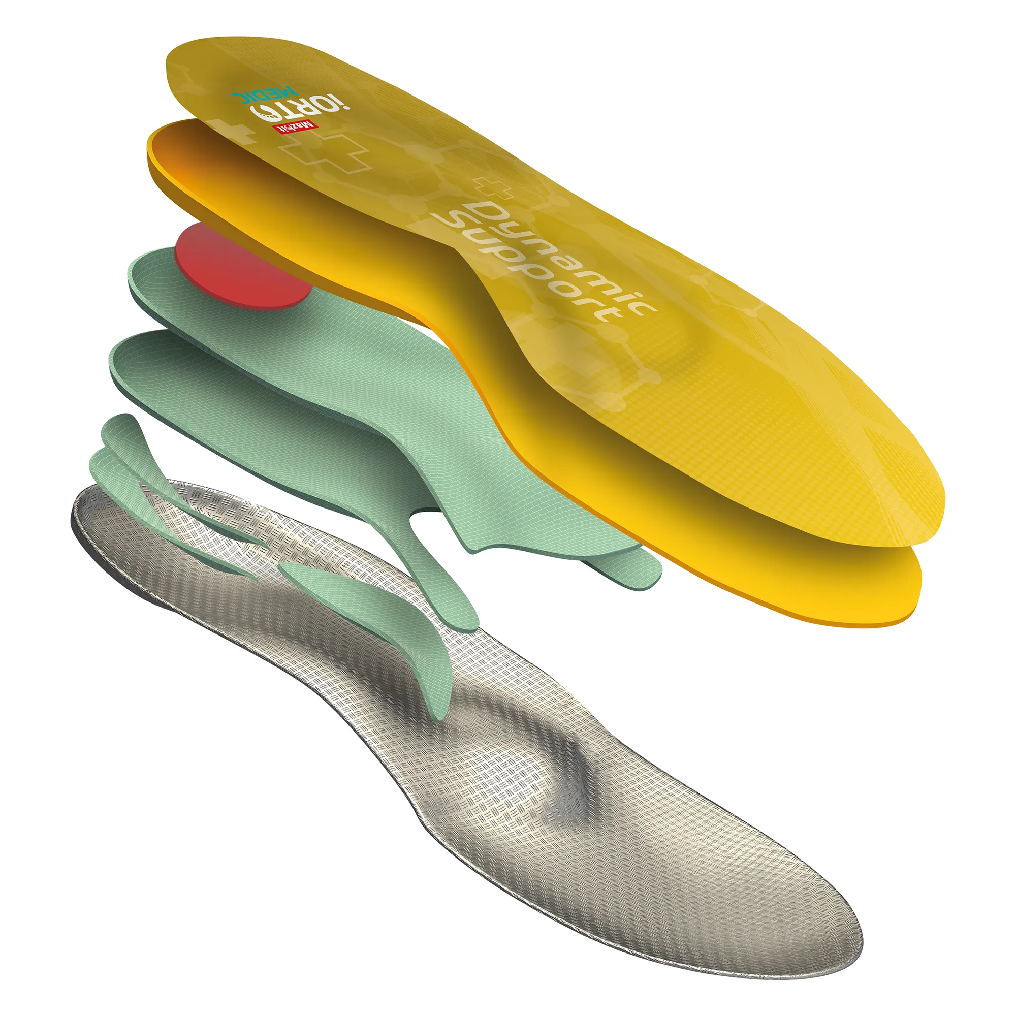 MAZBIT DYNAMIC SUPPORT I orthopedic insoles for flat valgus foot
