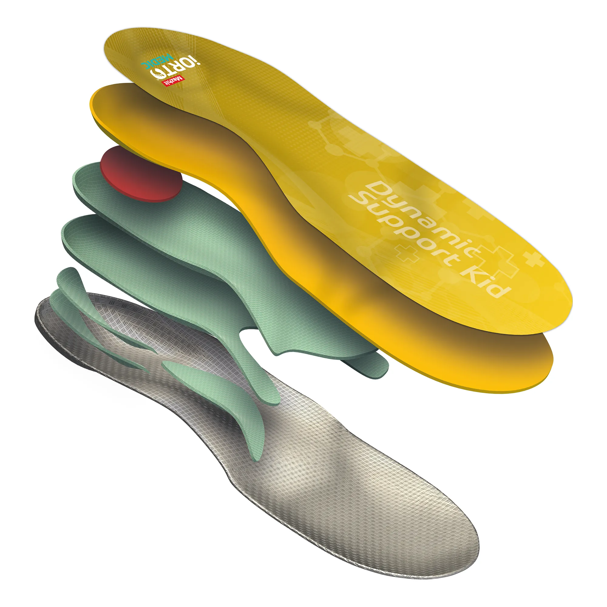 MAZBIT DYNAMIC SUPPORT KID I orthopedic insoles for children for flat valgus foot