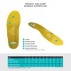MAZBIT DYNAMIC SUPPORT KID I orthopedic insoles for children for flat valgus foot