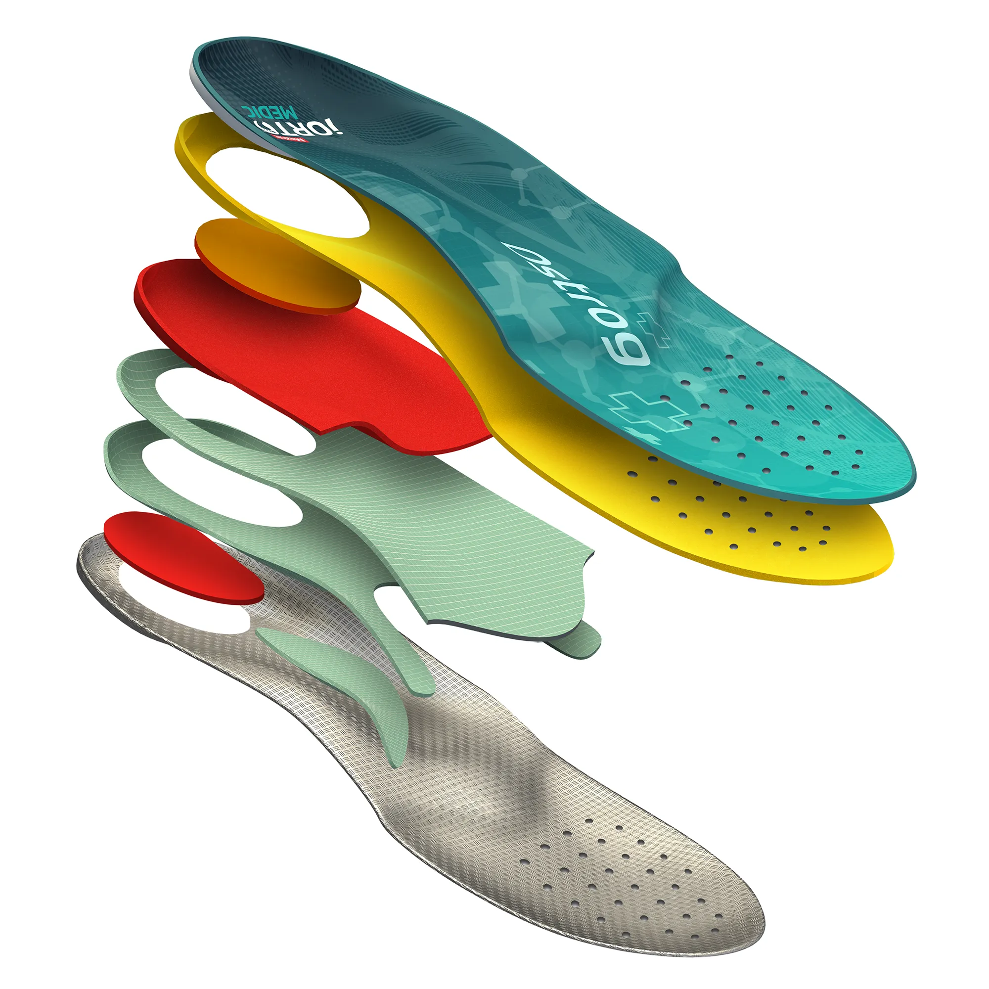 MAZBIT OSTROG STANDARD orthopedic insoles for calcaneal bone spur