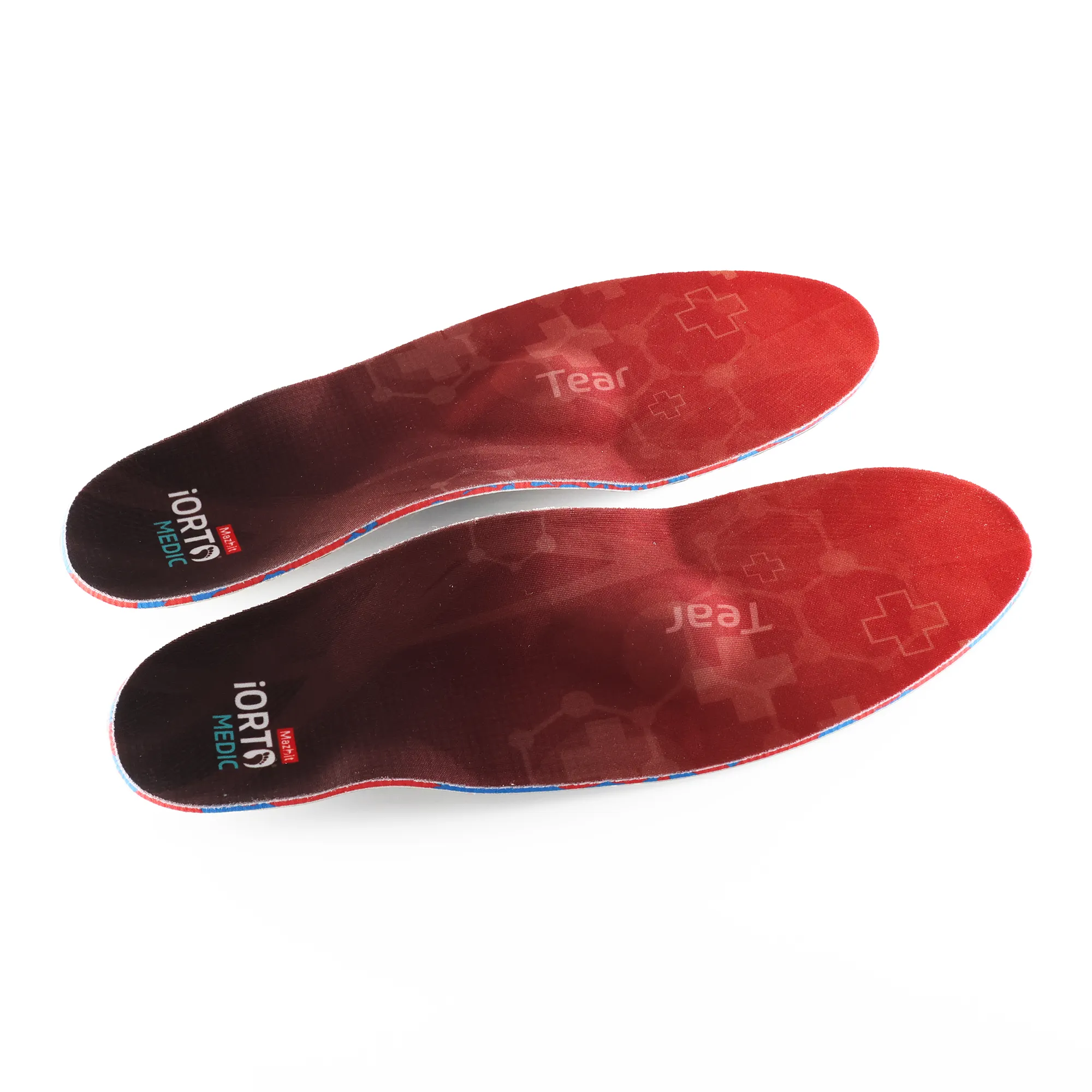 MAZBIT TEAR STANDARD orthopedic insoles for transverse flat feet